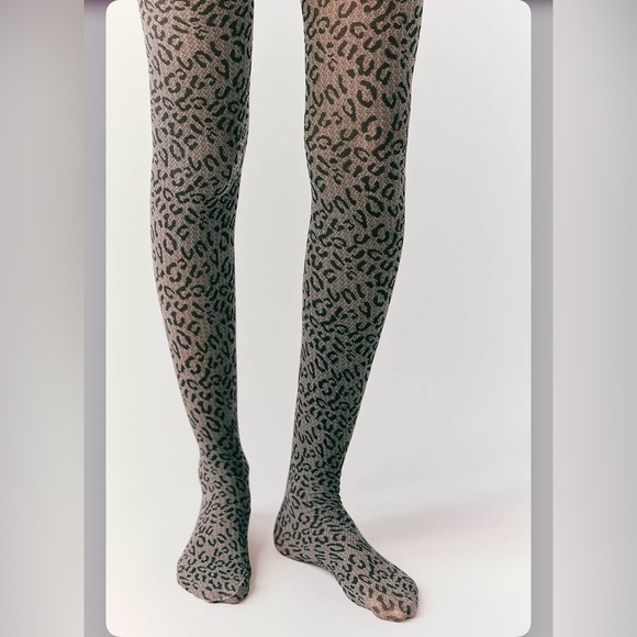 Free people animal instinct tights - Picture 3 of 7